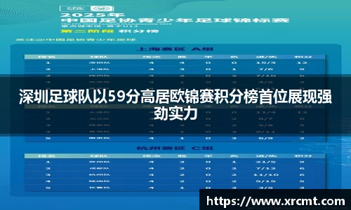 深圳足球队以59分高居欧锦赛积分榜首位展现强劲实力